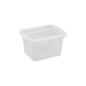 Basic Box 9L storage box made of translucent material which gives a perfect overview of what is inside.