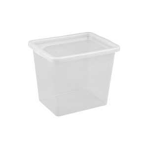 Basic Box 31L storage box made of translucent material which gives a perfect overview of what is inside.