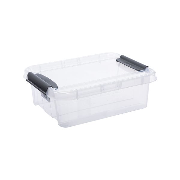 Probox 21L storage box made of translucent material. The box has a clear Scandinavian design. It is part of premium series of stackable storage solutions.