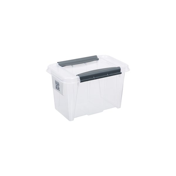 Probox 6L storage box made of translucent material. It is part of premium series of stackable storage solutions with a modern design.