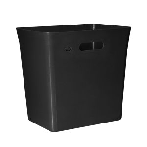 Avedøre 20L rubbish bin which is part of modular waste management system. Bin is in a black color, can be extended with an instert and closed by a lid. Also, there is an option to hang it on bracket.