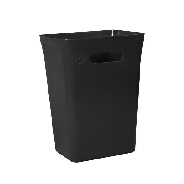 Avedøre 10L rubbish bin which is part of modular waste management system. Bin is in a black color, can be extended with an instert on hang on bracket.